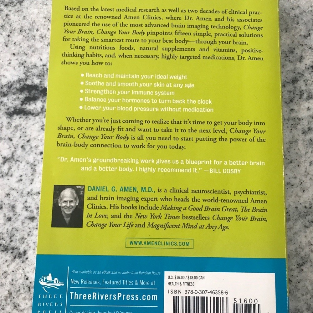 Book -Change Your Brain Change Your Body
